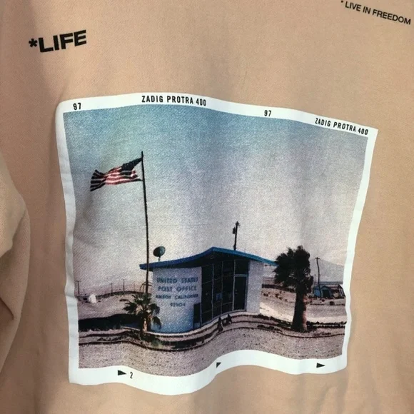 Zadig & Voltaire Simba Life Graphic Sweatshirt Medium